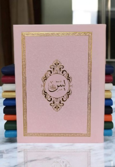 Çanta  Boy Termoderi Kapaklı 128 Sayfa Yasin Pembe