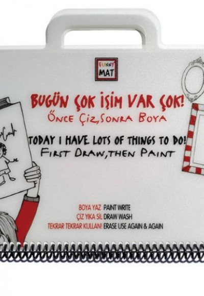 Funny Mat Mini Set - Bugün Çok İşim Var Çok!