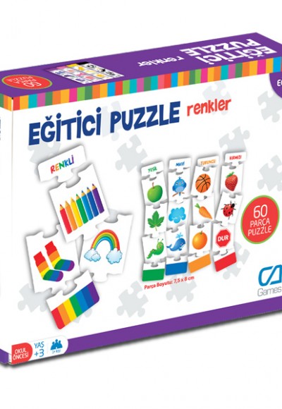 Eğitici Puzzle - Renkler