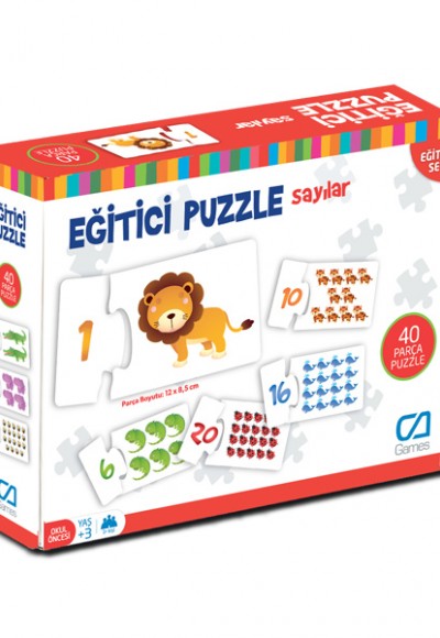 Eğitici Puzzle - Sayılar