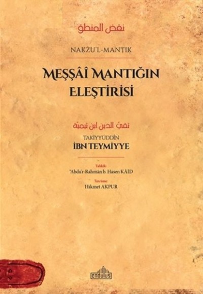 Meşşai Mantığın Eleştirisi