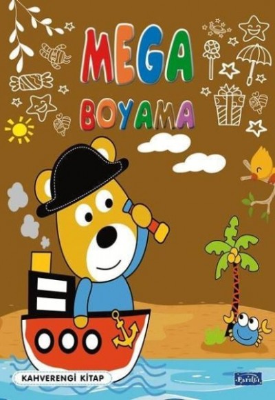 Mega Boyama Kahverengi Kitap