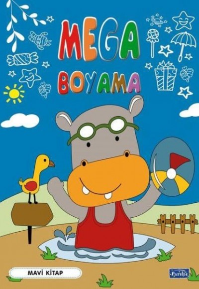 Mega Boyama Mavil Kitap