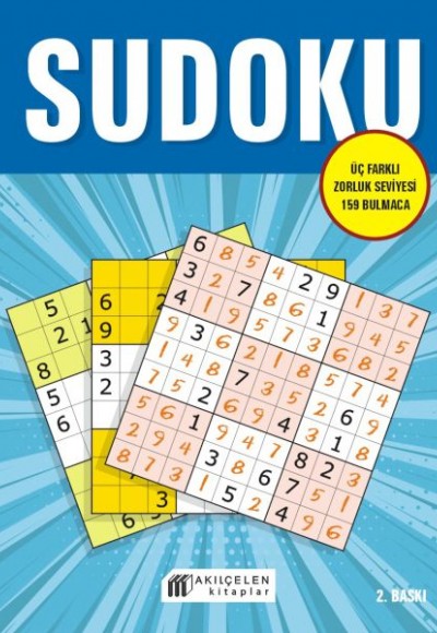 Sudoku – Üç Farklı Zorluk Seviyesi 147 Bulmaca