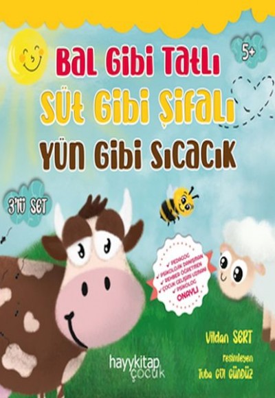 Bal Gibi Tatlı Süt Gibi Şifalı Yün Gibi Sıcacık 3’lü Set