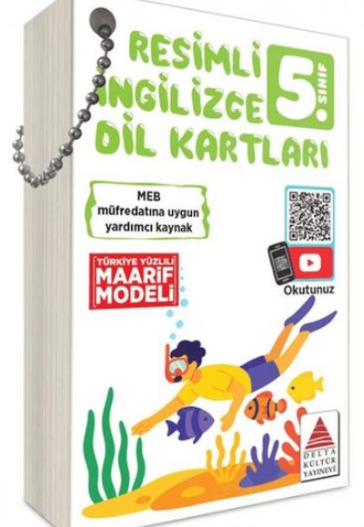5. Sınıf Resimli İngilizce Dil Kartları