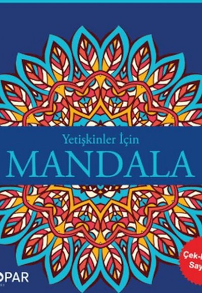 Yetişkinler İçin Mandala - Lacivert