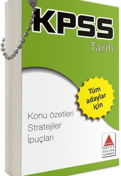 Delta Kültür KPSS Tarih Strateji Kartları