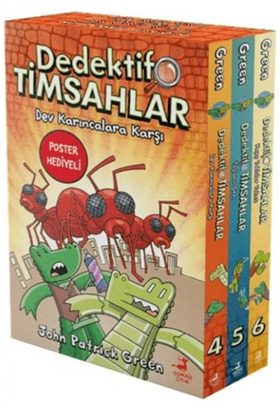 Dedektif Timsahlar 3 Kitaplık Kutulu Set (4-5-6)