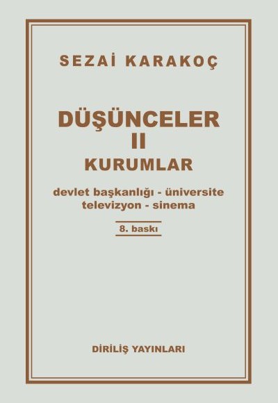 Düşünceler 2 - Kurumlar