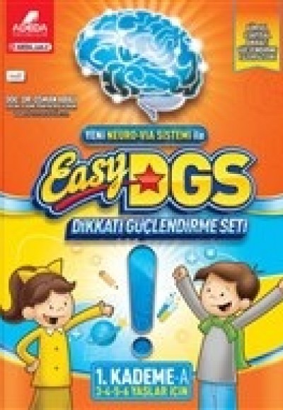 EASY Dikkati Güçlendirme Seti 3-6 yaş A Kitapçığı