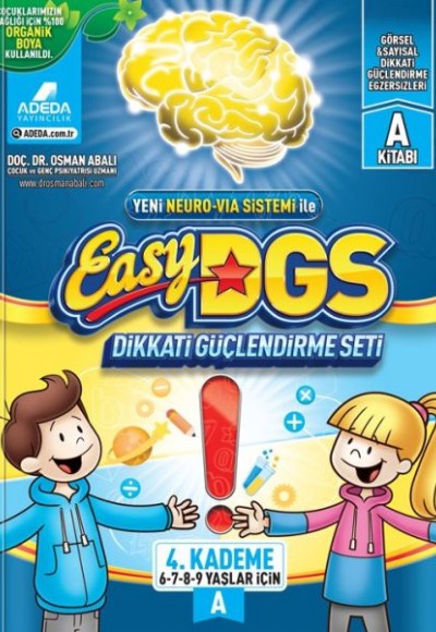 EASY Dikkati Güçlendirme Seti 6-9 yaş A Kitapçığı