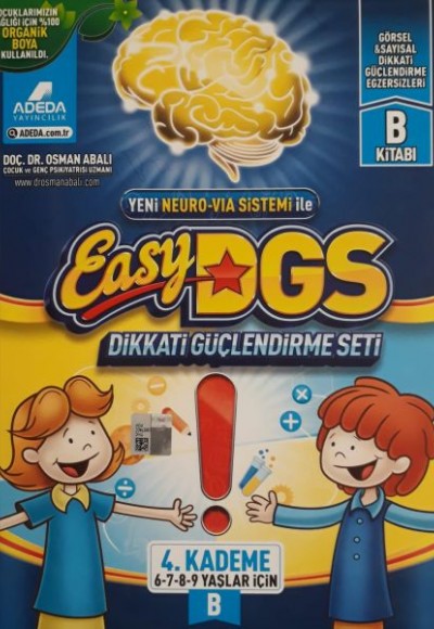 EASY Dikkati Güçlendirme Seti 6-9 yaş B Kitapçığı