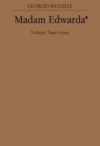 Madam Edwarda - Geceyarısı Kitapları