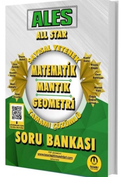 Tasarı Yayınları ALES All Star Sayısal Yetenek Matematik Mantık Geometri Soru Bankası