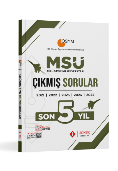 MSÜ Son 5 Yıl Çıkmış Sorular